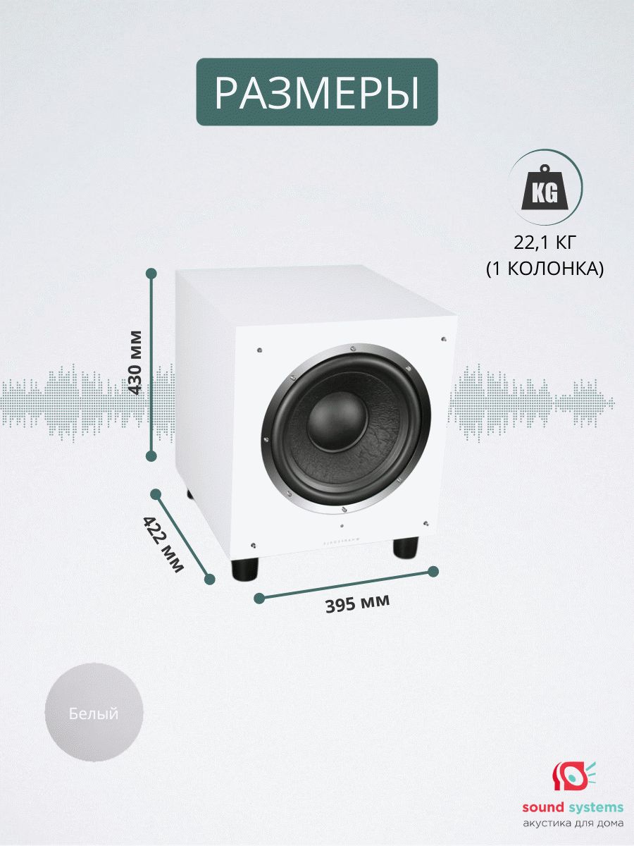 Wharfedale SW-12, white – купить сабвуфер по цене 59 990 ₽